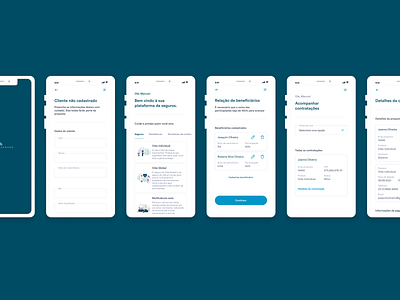 Ping Seguros app branding design layout mobile ui