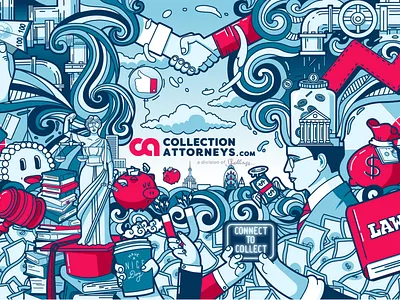 Doodle illustration for Collection Attorneys youtube channel adobeilustartor affinitydesigner attorney character collect design doodle doodleart doodles illustration illustrations logo procreate vector vectorillustartion