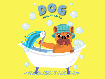 грумминг дрибл adobe illustrator beautiful beauty salon for dogs) branding clean dog dog dog bath dog breeding dog show graphic design grooming hound instagram like logo nice pets spa for dogs ui water treatments