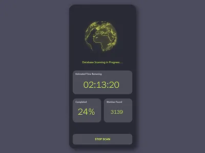 Countdown Timer Scanner - Daily UI 014 adobexd animation autoanimate design illustration logo ui uianimation uidesign uxdesign