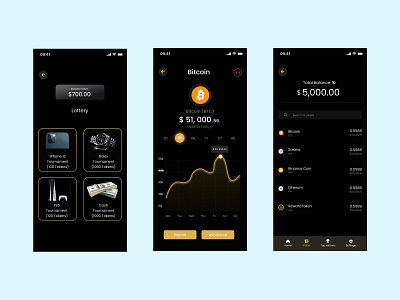 GAMEFI MOBILE APP animation appdesign blockchain crypto gamefi productdesign ui ux