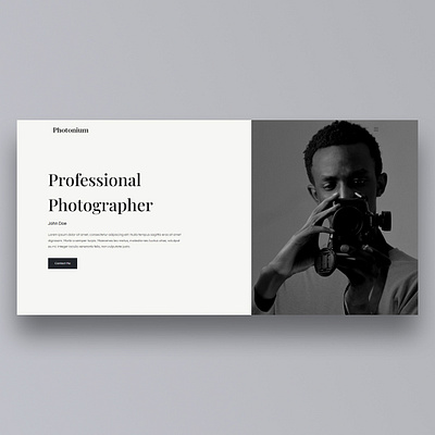 Photonium - Photographer Portfolio Wordpress Theme branding clean custom design graphic design mobile photographer photography portfolio responsive template theme ui ux web website wordpress