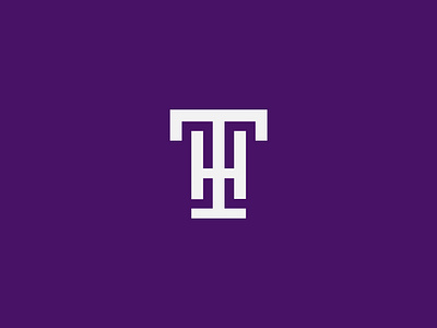 T and H Letters Symbol branding design icon logo