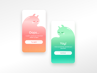 Flash Message / Daily UI 011 app design branding cute daily ui daily ui 11 design design system error figma flash message illustration interface logo mascot screen success ui ui design ux