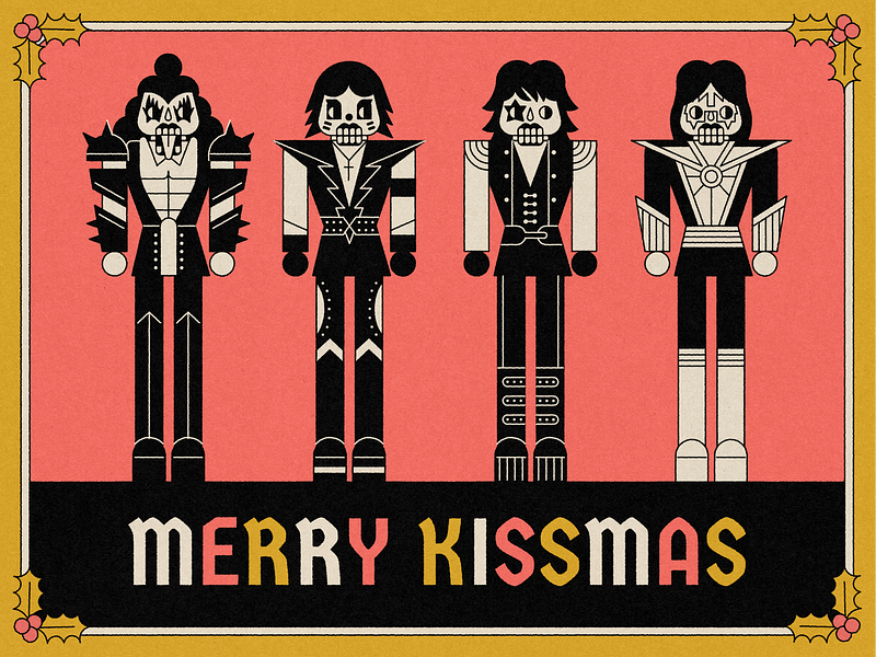 Drawcember: Nutcracker christmas festive holiday illustration kiss line art nutcracker
