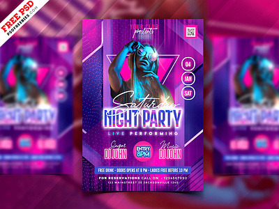 Weekend Party Invitation Flyers app branding design flyers icon illustration logo party party flyers typography ui ux vector