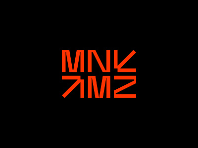 MNMZ (↗Minimize↙) Logotype brand branding business comapany corporate futuristic geometric geometry grid system identity logo design logotype minimal minimalism modern simple vector wordmark