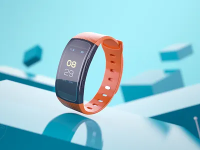 Sens Fit | Fitness tracker 3D render 3d 3d art 3d design abstract interior render animation illustration product productrender