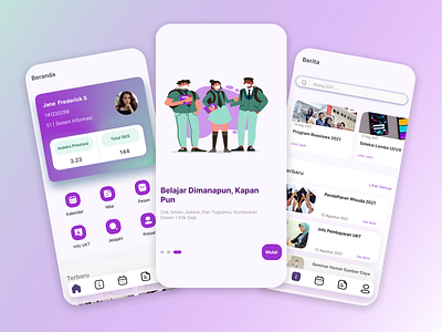 LearningMe elearning exploration figma mobile ui