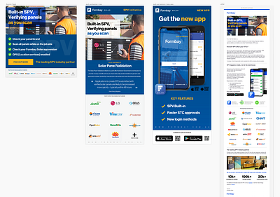 New App for Solar Panel Validation campaign branding robin lee visual design