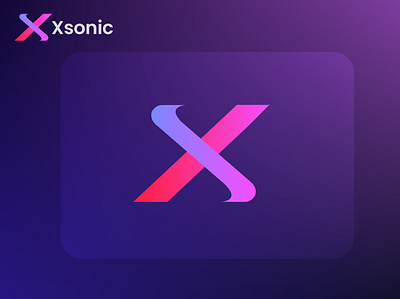 Xsonic Logo Design a b c d e f g h i j k l m n o p app logo app logo symbol brand identity branding clean logo colorful logo creative logo custom logo gradient logo gradient logos letter logo logo logo designer logomark modern logo q r s t u v w x y z software logo x letter logo x logo