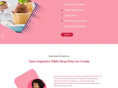 Boom - Ice Cream Shopify Theme design ecommerce graphic design responsive shopifytheme theme ui web design website website design