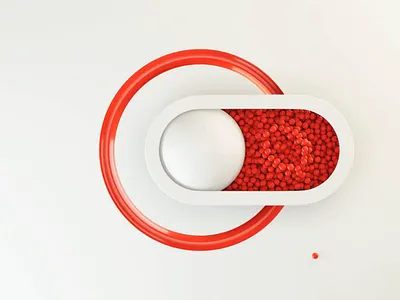 3D Toggle Switch 3d animation blender button c4d cinema 4d concept cycles design illustration interaction interface motion design motion graphics octane render switch toggle ui web