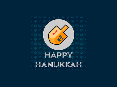 Happy Hanukkah! design graphic design