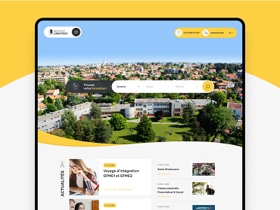 Institut Limayrac branding design ecole formation interface marketing school university université ux webdesign website wordpress