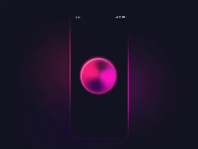 Medical voice assistant animation app circle concept design ios motion motion graphics ui ux voice