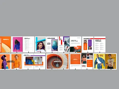 DEROL - Minimal Brochure Business Corporate a4 annual booklet brochure business catalog catalogue clean corporate customizable customize elegant indesign magazine template minimal minimalist modern report simple template