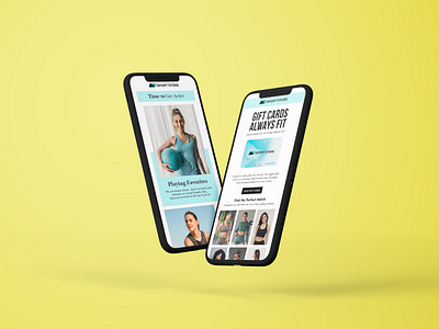 Activewear Newsletter branding email campaign email design mailchimp mailing marketplace newsletter template transactional ui visual identity