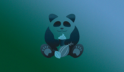 Panda´s Little Coffee branding digital art digital artist digital illustration graphic design logo merchadising packaging