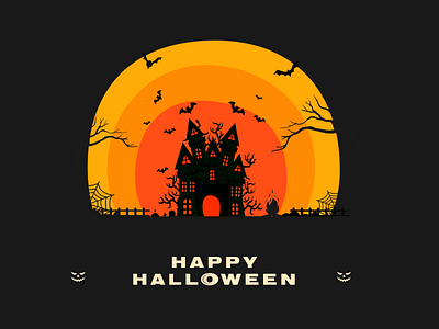 Halloween branding design illustration vector