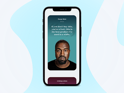 Testimonial 039 039 39 app dailyui dailyuichallenge design ios testimonial ui ux