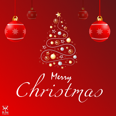 Merry Christmas design illustration typography vector