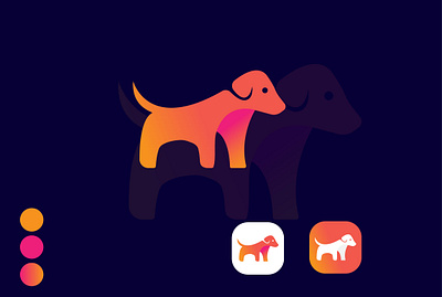 Dog logo concept brand branding design graphic design icon identity illustration logo ui vector