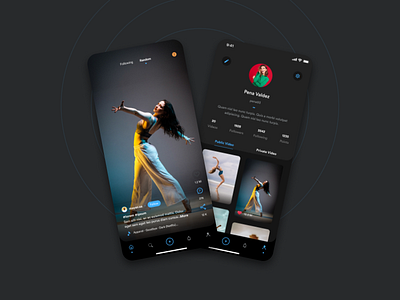 App Design for Video Sharing Social Platform app app design branding design ui ui design uiux ux
