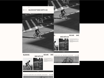 BLOCKVIO UI/UX LANDING PAGE DESIGN abstract adobe bike brand design brand identity branding homepage landing page design landingpage landingpagedesign minimal secure ui ui design ux ux design uxui web design website design websitedesign