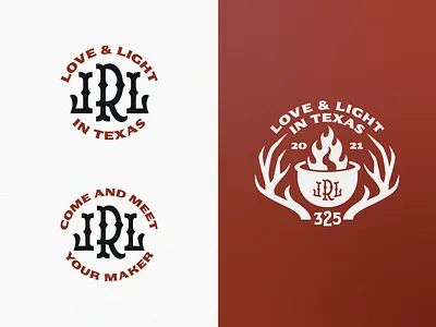 Double LL Additional Badges badge brand identity country country western cowboy crest custom type custom typography hand lettering lettering logo design logo designer logotype monogram responsive seal texas western wordmark