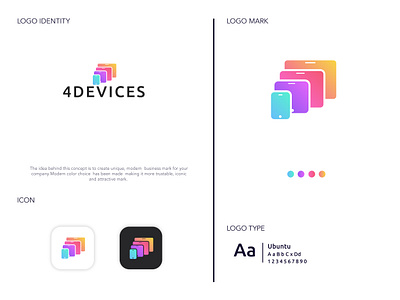 4D branding graphic design logo ui