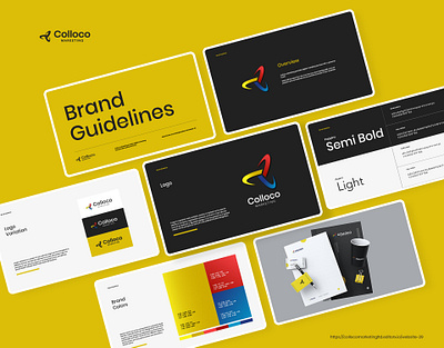 COLLOCO branding graphic design logo ui