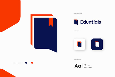 EDUNTIALS branding graphic design logo ui