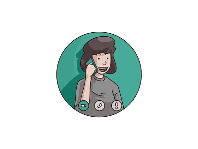 Hello character design dribbble flat hello helloworld illustration ui