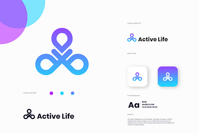 Active Life branding graphic design logo ui