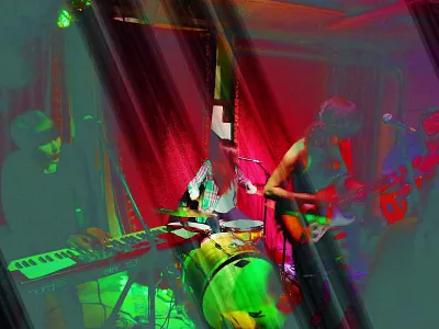 La Luz — Luzer album artwork big big blood cameron houseman damp face design flyer design la luz la luz design la luz music la luz show live music luzer mesamoonmagic metal man seattle shana cleveland show poster surf design surf rock watching cartoons