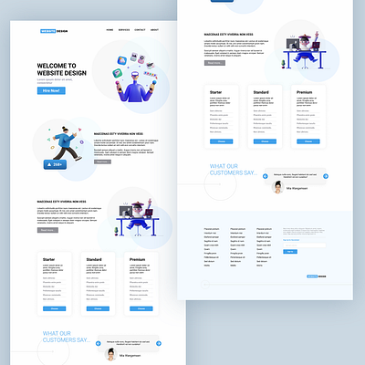 Template of Common Web design design homepage ui ux website