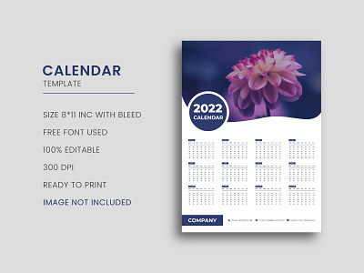 Wall Calendar 2022 branding calendar calendar 2022 calendar design calendar designer corporate office designeramin desk calendar graphic design identity new year office print wall calendar