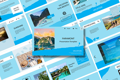 Faramont Travelling - Nature Keynote keynote marketing official template