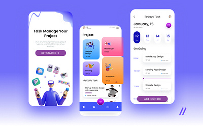 Task Management App adobe xd app design app design mockup app design shot app mockup app shot design figma graphic design mobile app design mobile design task management app design ui ui design ui ux uiux uiux design uiuxdesign ux ux research