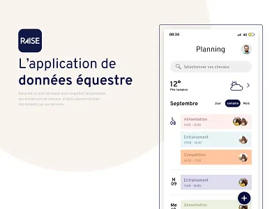 Raise - UI/UX Design app app design design interface ui uiux