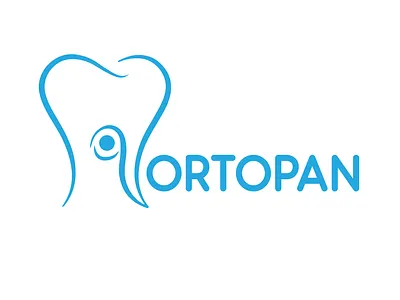 Dental Ortopan Service Logo brand branding camera dental design illustration logo shape sign symbol tooth typography