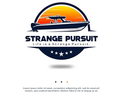 strange pursuit logo design design icon illustration logo