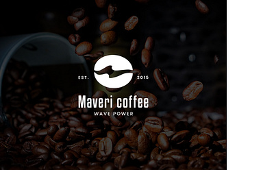 Maveri Coffee Shop - Brand Identity Design beanlogo brand identity branding coffee coffee bean coffee brand identity coffee branding coffee logo coffee logo design coffee packaging cup logo graphic design logo logo branding logo design mordern logo ocean logo trend logo2021 unique logo wave coffee