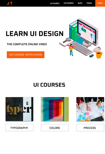 learning landing page landing page learning platform ui web design