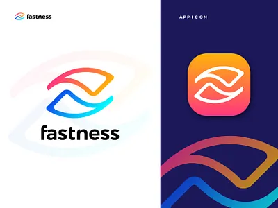fastness Logo Branding - Modern logo abstract logo branding creative logo design creative logob design graphic design graphics design logo logo design business logofolio minimalist logo modern logo design modern logo design 2021 modern logo design free