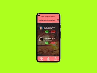 Daily UI 078 - Pending Invitation app dailyui dailyuichallenge design framer pending invitation ui ux