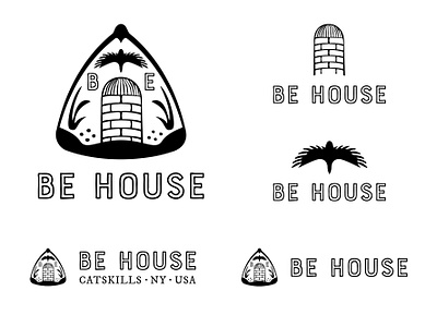 Be House Retreat Center | Branding be house logo bird logo brand suite branding earth logo farm logo farming logo house logo illustration logo retreat logo silo logo silo logo design