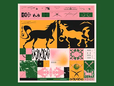 Valor animal animals color palette colorful digital art digital graphics graphic art grid horse horse illustration illustration art illustrator symbols valor vector vector art vectorart visual art