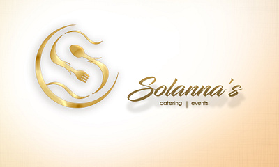 Solanna's Catering and Events branding catering logo solannas catering and events